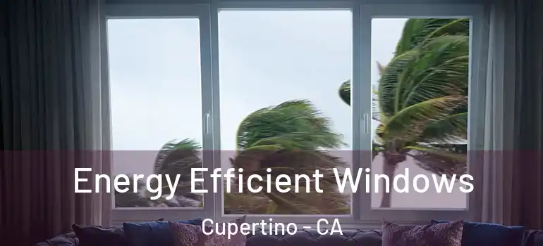 Energy Efficient Windows Cupertino - CA