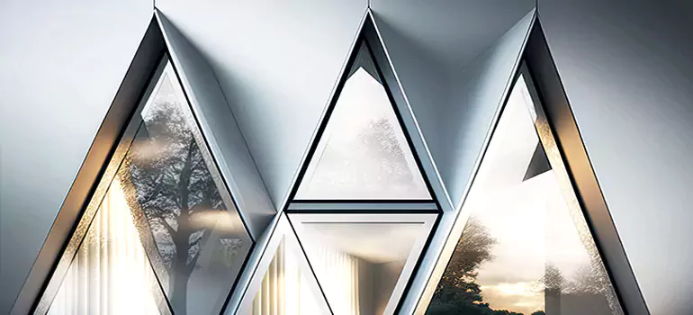 Trapezoid Window Design in Cupertino, CA